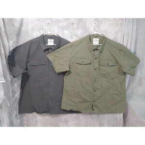 Zero Foxtrot Shirt Mens 3XL Military Short Sleeve Button Up Ripstop Lot of 2